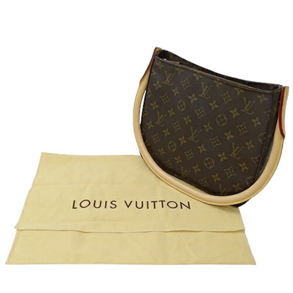 LOUIS VUITTON Monogram Shoulder Looping MM Bag M51146 Brown - Picture 8 of 16